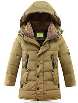 Odziezet Jungen Winterjacke Mit Kapuze Mädchen Verdickte Daunenmantel Kinder Warm Outdoorjacke 4-13 Jahre von Odziezet