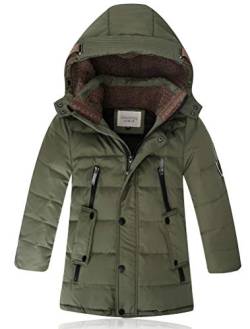 Odziezet Jungen Winterjacke Mit Kapuze Mädchen Verdickte Daunenmantel Kinder Warm Outdoorjacke 4-13 Jahre von Odziezet