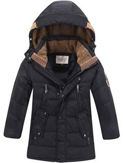 Odziezet Jungen Winterjacke Mit Kapuze Mädchen Verdickte Daunenmantel Kinder Warm Outdoorjacke 4-13 Jahre von Odziezet