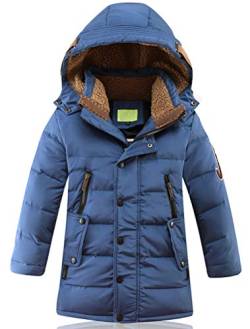 Odziezet Jungen Winterjacke Mit Kapuze Mädchen Verdickte Daunenmantel Kinder Warm Outdoorjacke 4-13 Jahre von Odziezet