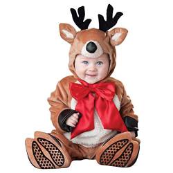 Odziezet Kostüm Baby Weihnachten Overall Weihnachtsmann Strampler Weihnachtskostüm Unisex Spielanzug von Odziezet