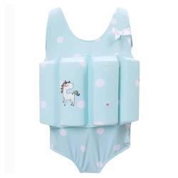 Odziezet Mädchen Schwimmanzug Jungen Unisex Badenanzug mit Schwimmkraft Baby Schwimmhilfe für 1-12 Jahre von Odziezet