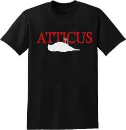Atticus Alternative Rock Herren T-Shirt Schwarz, Schwarz , L von Oeste