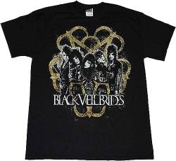 Black Veil Brides Decay Shock Rock Glam Metal Post Hardcore Herren-T-Shirt, Schwarz, Schwarz , XL von Oeste