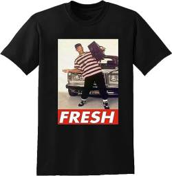 Fresh Prince Bel Air Will Smith Herren-T-Shirt, Grafik, Schwarz, Schwarz , S von Oeste