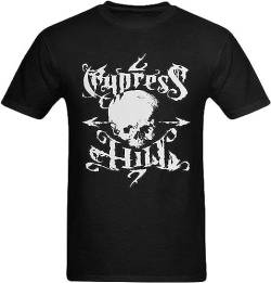 Oeste Herren-T-Shirt, Cypress Hill, Hip-Hop, Sommer, Baumwolle, modisch, Schwarz, Schwarz , 56 von Oeste