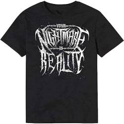 Rhea Ripley YNightmare is Reality Herren-T-Shirt, Schwarz, Schwarz , M von Oeste
