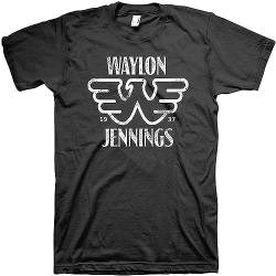 Waylon Herren T-Shirt Jennings Est. 1973, Schwarz , 56 von Oeste