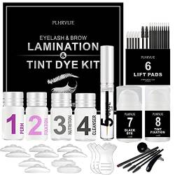 Lash Lift and Tint Kit, Ofanyia 4 In 1 Eyebrow Lamination Kit with Black Color Kit, Professional Eyelash Perm Kit and Black Eyelash & Eyebrow Set for Home & Salon Use, Includes All Tools & Accessories von Ofanyia