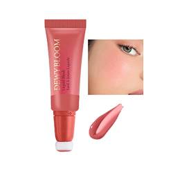 Ofanyia Blush Beauty Wand, Liquid Face Blusher Stick with Cushion Applicator, Silky Smooth Lightweight Blendable Blush Beauty Wand for Face Cheekbone Glow (104 Cherry) von Ofanyia