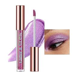 Ofanyia Ombretto liquido glitterato, ombretto scintillante multicromatico, set di ombretti scintillanti cromati a lunga durata e ad asciugatura rapida per le donne ragazze (07#) von Ofanyia