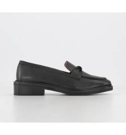 Office Fifi Twist Bow Loafers BLACK LEATHER,Black von Office