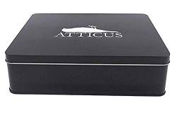 Atticus - Crow Logo Tin Set - Offizielle Herren-T-Shirt + Beanie & CD - Weiß, M von Official Merchandise