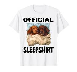 Irish Setter Dog Offizielles Schlafshirt Pyjama Nachthemd T-Shirt von Official Sleep Pajamas Nightgown Sleepwear Co.