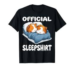 Offizielles Meerschweinchen-Schlafanzug-Nachthemd T-Shirt von Official Sleep Pajamas Nightgown Sleepwear Co.