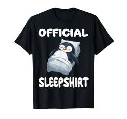 Pinguin Animal Offizielles Sleepshirt Pyjama Nachthemd T-Shirt von Official Sleep Pajamas Nightgown Sleepwear Co.