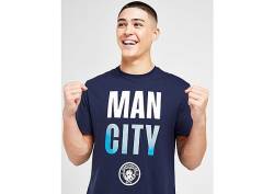 Official Team Manchester City FC Block T-Shirt - Herren, Navy von Official Team