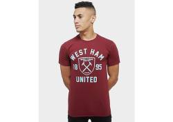 Official Team West Ham United Club Crest T-Shirt Herren - Herren, Claret von Official Team