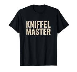 Kniffel Simpler Text Für KniffelMaster & Meister Mit Würfel T-Shirt von Offizieller Kniffel Fan Merch