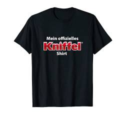 Kniffel Spiel Motiv Für Würfel Fans Mein Offizielles Kniffel T-Shirt von Offizieller Kniffel Fan Merch