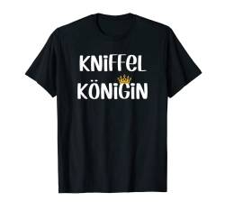 KniffelKönigin Für Würfel Spieler Zum Kniffel Spiel Königin T-Shirt von Offizieller Kniffel Fan Merch