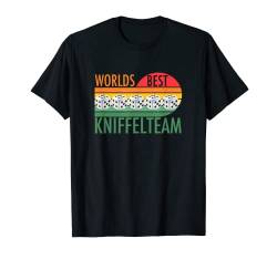Lustige Retro Grafik Für Damen Herren Team Vintage Kniffel T-Shirt von Offizieller Kniffel Fan Merch