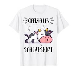 Offizielles Schlafshirt Kuh Schlafanzug Pyjama T-Shirt von Offizielles Schlafshirt Kuh