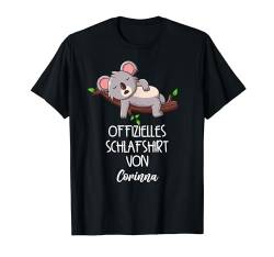 Offizielles Schlafshirt Von Corinna Nachthemd Panda T-Shirt von Offizielles Schlafshirt Panda Namensshirt