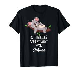 Offizielles Schlafshirt Von Johann Nachthemd Panda T-Shirt von Offizielles Schlafshirt Panda Namensshirt