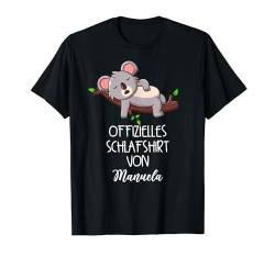 Offizielles Schlafshirt Von Manuela Nachthemd Panda T-Shirt von Offizielles Schlafshirt Panda Namensshirt