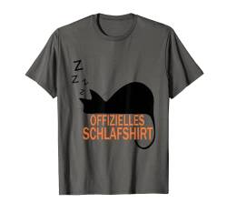 Offizielles Schlafshirt Katze Schlafanzug Katzen T-Shirt von Offizielles Schlafshirt Pyjama Süße Katzen