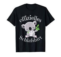 Offizielles Schlafshirt Koalabär Pyjama Koala Bär Geschenk T-Shirt von Offizielles Schlafshirt Süße Schlafende Tiere