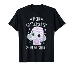 Schlafshirt Schlafanzug Pyjama Nachthemd Elefant T-Shirt von Offizielles Schlafshirt mit Tiermotiv Geschenkidee