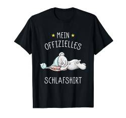 Teddybär Schlafshirt Schlafanzug Pyjama Nachthemd T-Shirt von Offizielles Schlafshirt mit Tiermotiv Geschenkidee