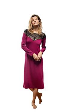 Oh!Zuza Women's with lace Nightgown, Cranberry, M von Oh!Zuza