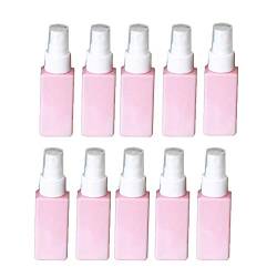 Oikabio Leere Flasche 10 StüCk Frauen Kunststoff 30ML Leere Kosmetik BehäLter ROSA ParfüM SprüH Flaschen für Unterwegs von Oikabio