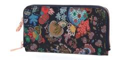 Oilily Amelie Sits Card Zip Wallet L Black Iris von Oilily