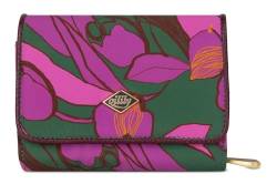 Oilily Zina Wallet Sketchy Flower Forrest Green von Oilily