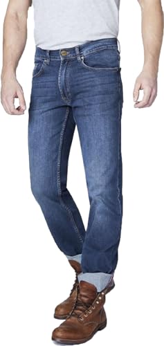 Oklahoma Jeans Herren R140 Straight Jeans, Blau (Mid Stone 001), W33/L30 von Oklahoma Jeans