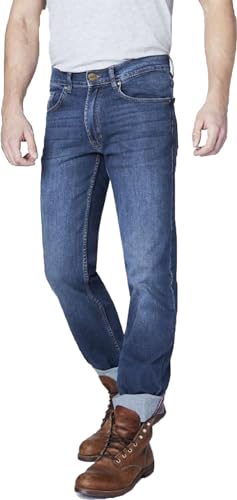 Oklahoma Jeans Herren R140 Straight Jeans, Blau (Mid Stone 001), W36/L30 von Oklahoma Jeans