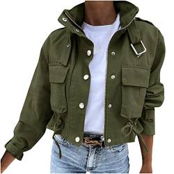 Oksea Motorradjacke Herren Kurz Stehkragen Jacke Winterjacke Mit Reißverschluss Warme Wintermantel Damen Bomberjacke Bikerjacke Damen Winter Slim Fit Freizeitjacke übergangsjacke Herbst Winter Jacken von Oksea