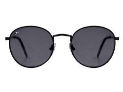 Okulars® Eco Metal Recycelte Sonnenbrille für Damen und Herren, verstellbar, UV400-Filter, Einheitsgröße, Schwarz von Okulars
