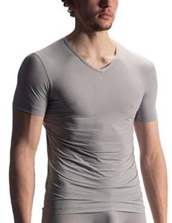 Olaf Benz Herren Red1902 V-Neck Reg. T-Shirt, Silber (Silver 7200), Small von Olaf Benz