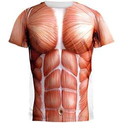 Halloween Muskel Anatomie Kostüm Aller Erwachsenen T-Shirt-groß von Old Glory