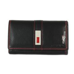 Damen Leder Geldbörse Geldbeutel Brieftasche in Schwarz NEU OVP L 57 k von Old River