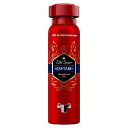 Old Spice Captain Deodorant Bodyspray | 150ml | Deo Spray Ohne Aluminium Für Männer | Männer Deo Mit Langanhaltendem Duft von Old Spice