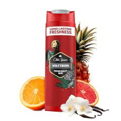 Old Spice Wolfthorn 3-in-1 Duschgel & Shampoo für Männer, 400ml, langanhaltender, frischer Duft in Parfümqualität für Haare-Gesicht-Körper von Old Spice