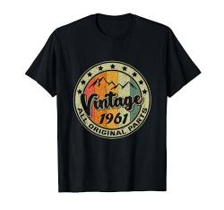 Jahrgang 1961 Vintage 63 Jahre Alt Geschenk 63. Geburtstag T-Shirt von Oldtimer - Lustige Geburtstagsgeschenke