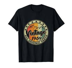 Jahrgang 1969 Vintage 55 Jahre Alt Geschenk 55. Geburtstag T-Shirt von Oldtimer - Lustige Geburtstagsgeschenke