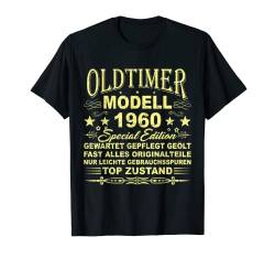 Geschenkidee Oldtimer Modell 1960 63. Geburtstag 63 Jahre T-Shirt von Oldtimer Modell Baujahr Geburtstag